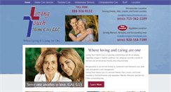 Desktop Screenshot of lovingtouchhomecare.com