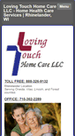 Mobile Screenshot of lovingtouchhomecare.com